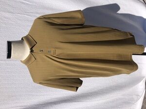 Perry Ellis Golden Polo Shirt Mens XL Short Sleeve Casual Golf